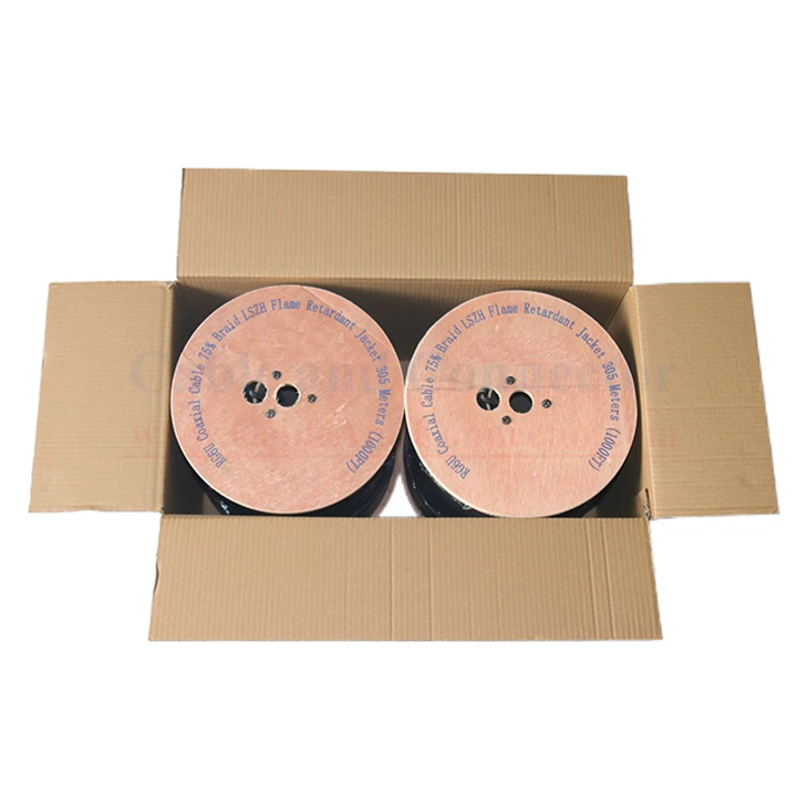 75% LSZH 100% Bare Copper RG6 Coax Cable price